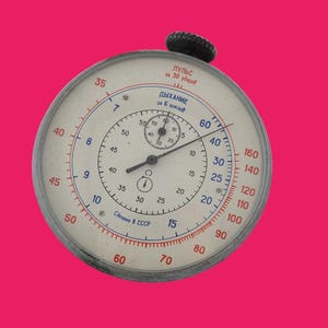 Vintage AGAT 15 jewels 42613 Medical soviet mechanical stopwatch Chronograph, stop watch