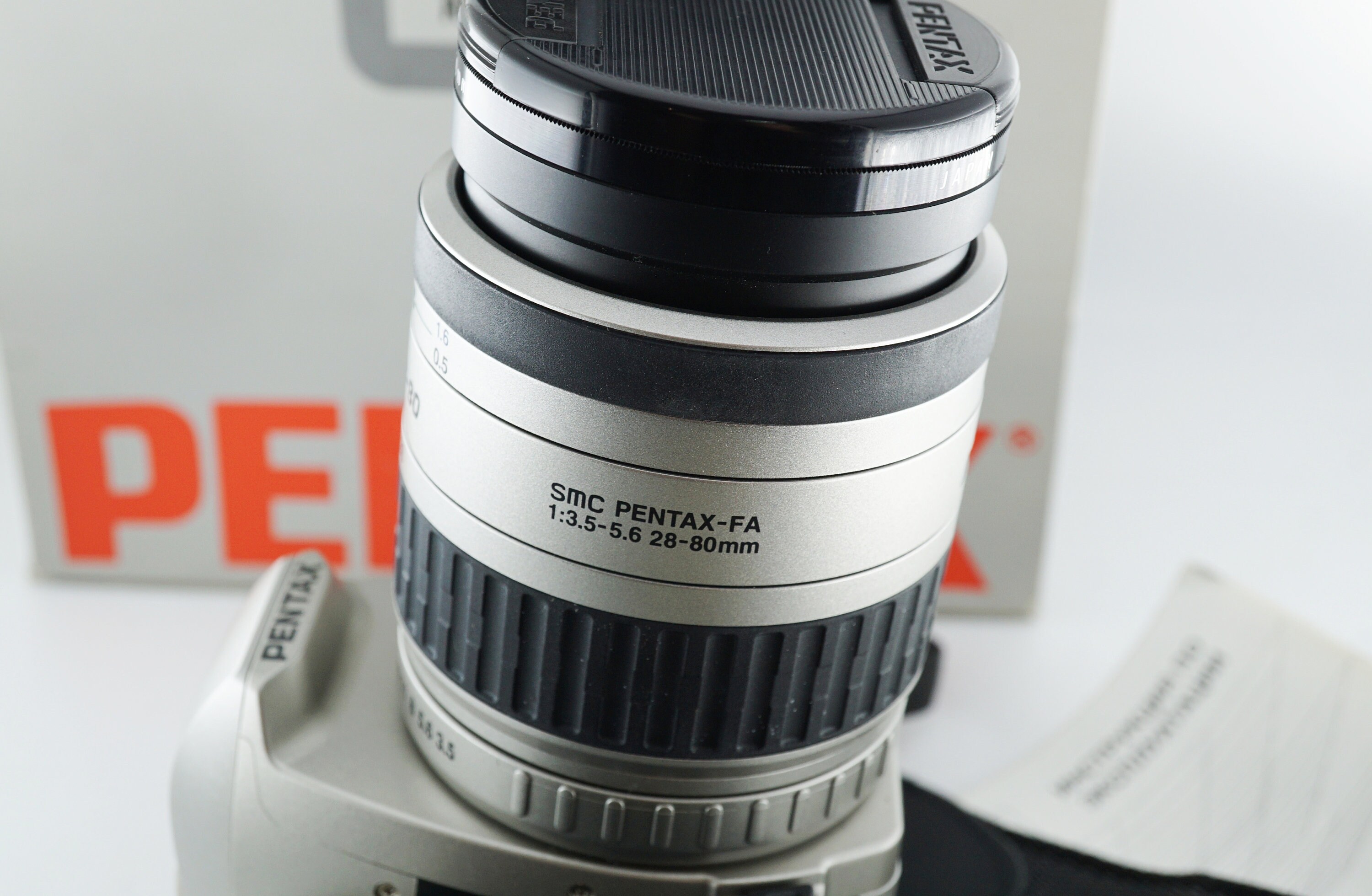Mint! Pentax MZ-7 35mm SLR Film Camera, W/ Sms Pentax-fa 28-80mm