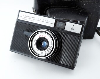 ロモ LOMO SMENA-SYMBOL T-43 40mm F4 L39-FX LOMO SMENA Symbol 35mm film camera T-43 4/40 lens, with case