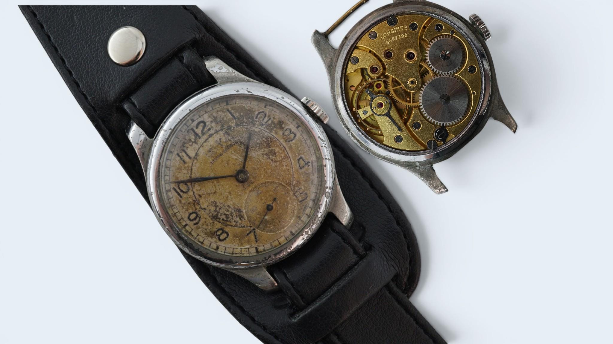 vintage an・an no.26 Vintage Military Longines Cal. 12.68z 37mm Jumbo Size, Hand