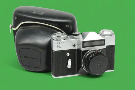 RARE!!! Export REVUEFLEX E 35mm Camera With Industar 50-2 Lens