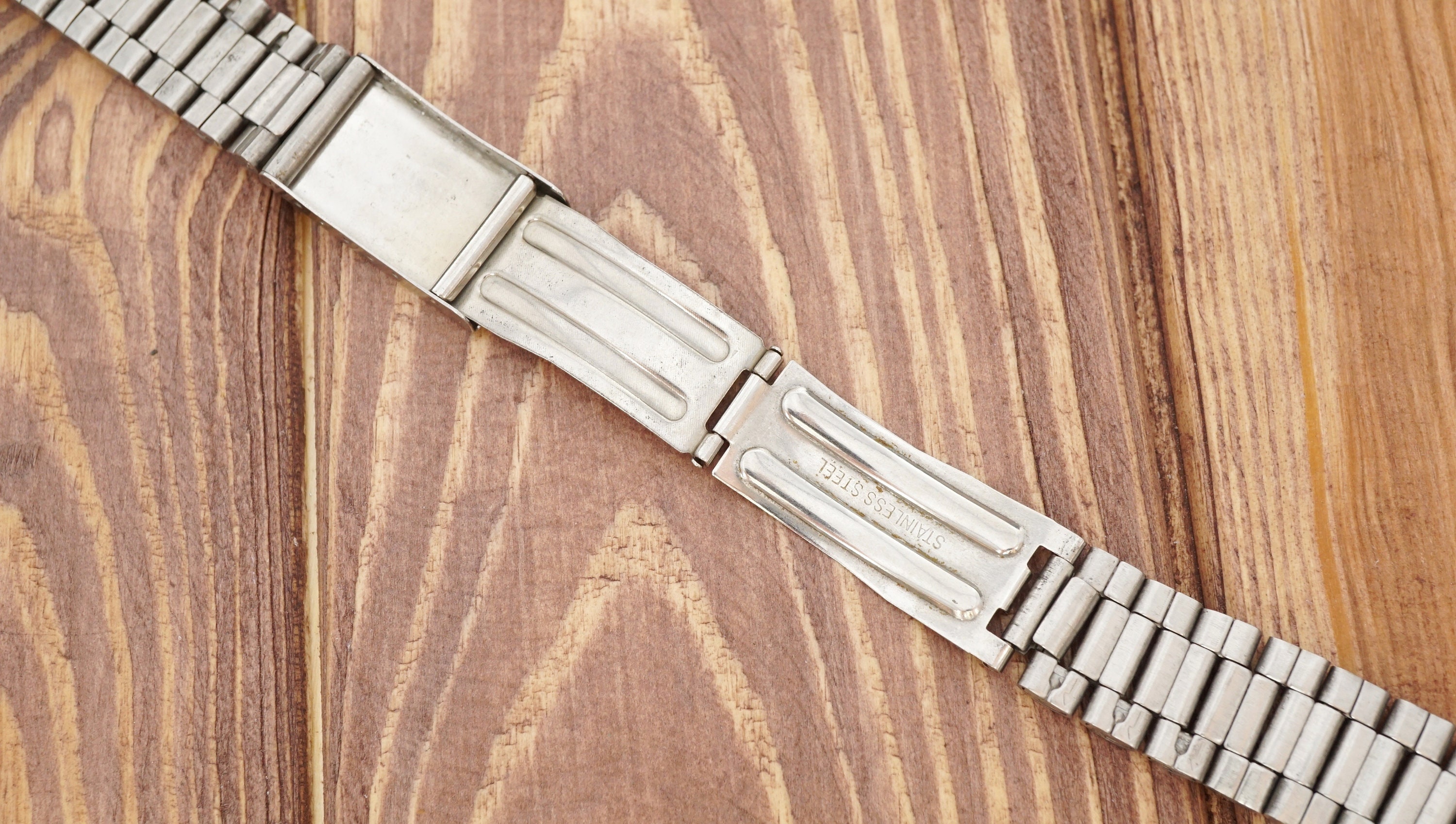 Stainless Steel Vintage Watch Bracelet 18 - 22 Mm Lugs Stainless Steel Vintage Watch Bracelet 18 - 22 Mm Lugs