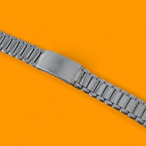 Japan stainless steel vintage watch bracelet ORIENT 18 mm lugs, length max 190 mm