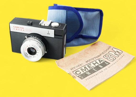 SMENA-8M LOMO 35mm Film Camera 40mm F4 T-43 Lens Soviet Kodak