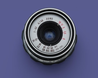 LOMO Objektiv Triplet 43 T43 4/40mm Custom, nur für M39-Anschluss, spiegellose Kameras