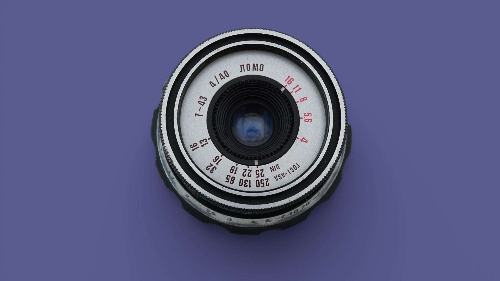 美品!! Lomo Smena T-43 40mm f4.0 L39mount換装済 ロシア製レンジ