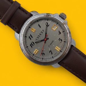 Vintage mens military watch Orion mechanical wristwatch