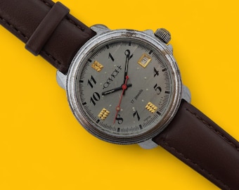 Vintage mens military watch Orion mechanical wristwatch