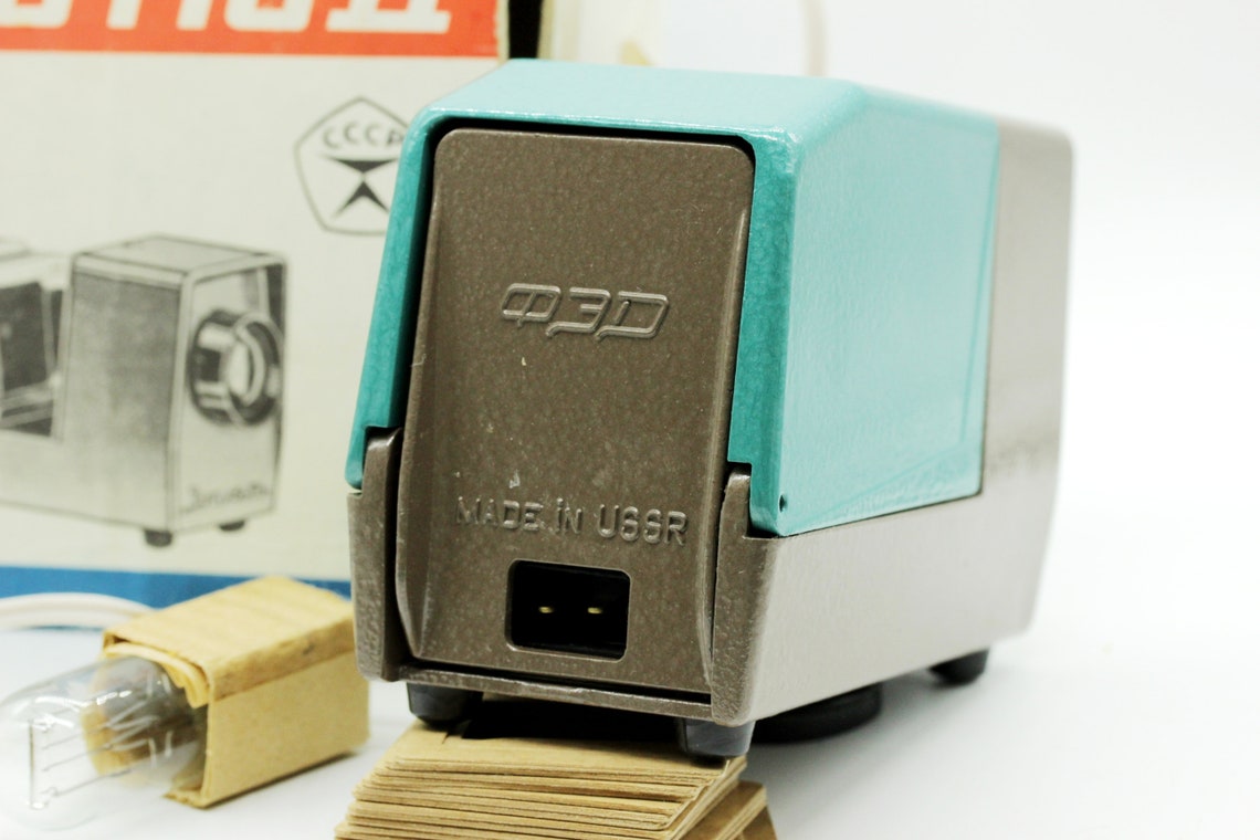 Vintage Overhead Projector Complete Set Metal Alloy Etud USSR With ...