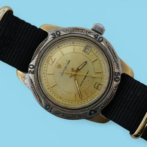 Retro military Vostok Century Time watch Automatic, rare case, water resistant