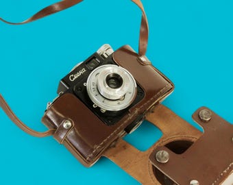 Early SMENA 1 LOMO 35mm film camera 40mm f4 T-43 lens soviet Kodak LOMOGRAPHY Boxed