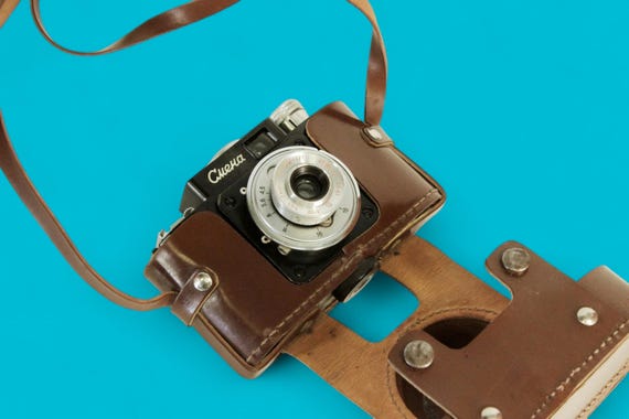 Early SMENA 1 LOMO 35mm film camera 40mm f4 T-43 lens soviet Kodak LOMOGRAPHY Boxed