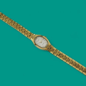 Vintage Damenuhr Luch cal.1801.1 16 Juwelen mechanische Damenarmbanduhr, arabische Ziffern