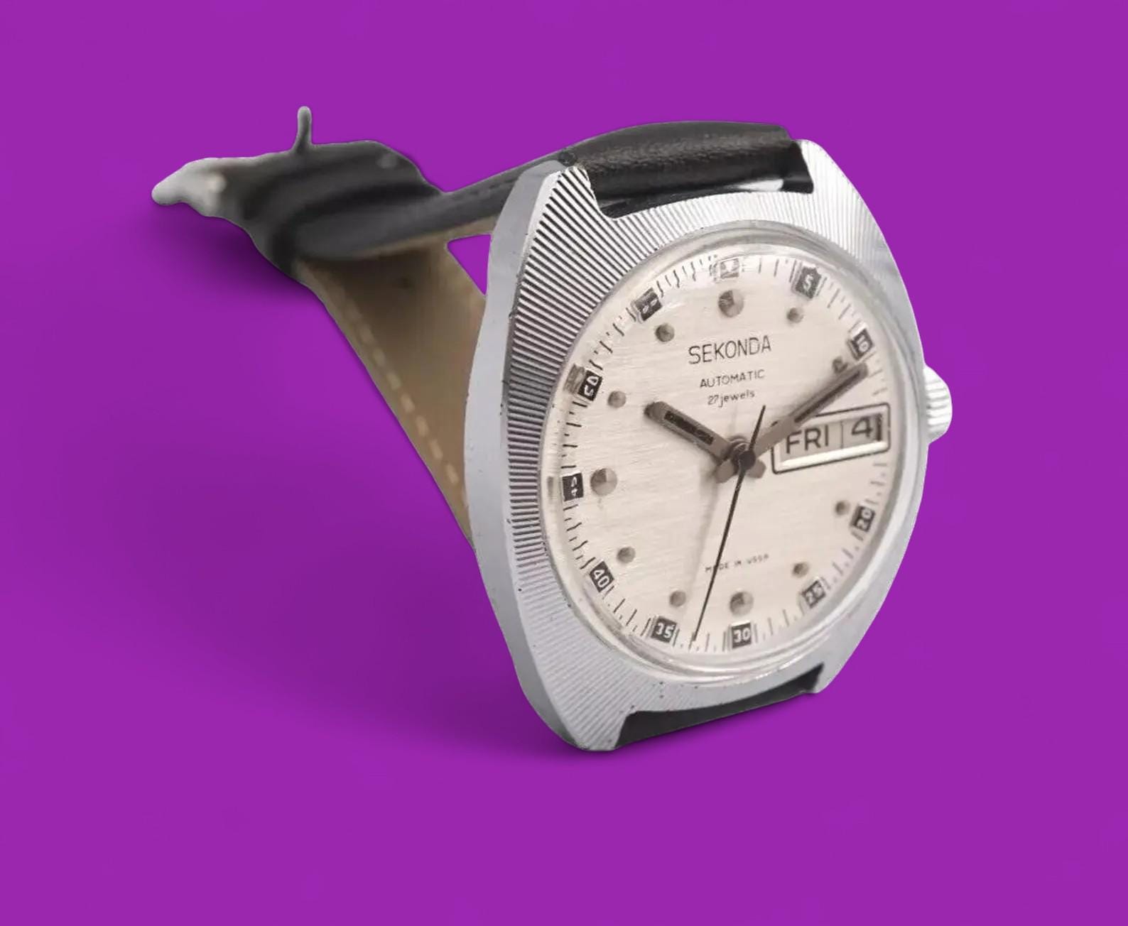 Sekonda Automatic 27 Jewels Ussr Sekonda Pocket Watch