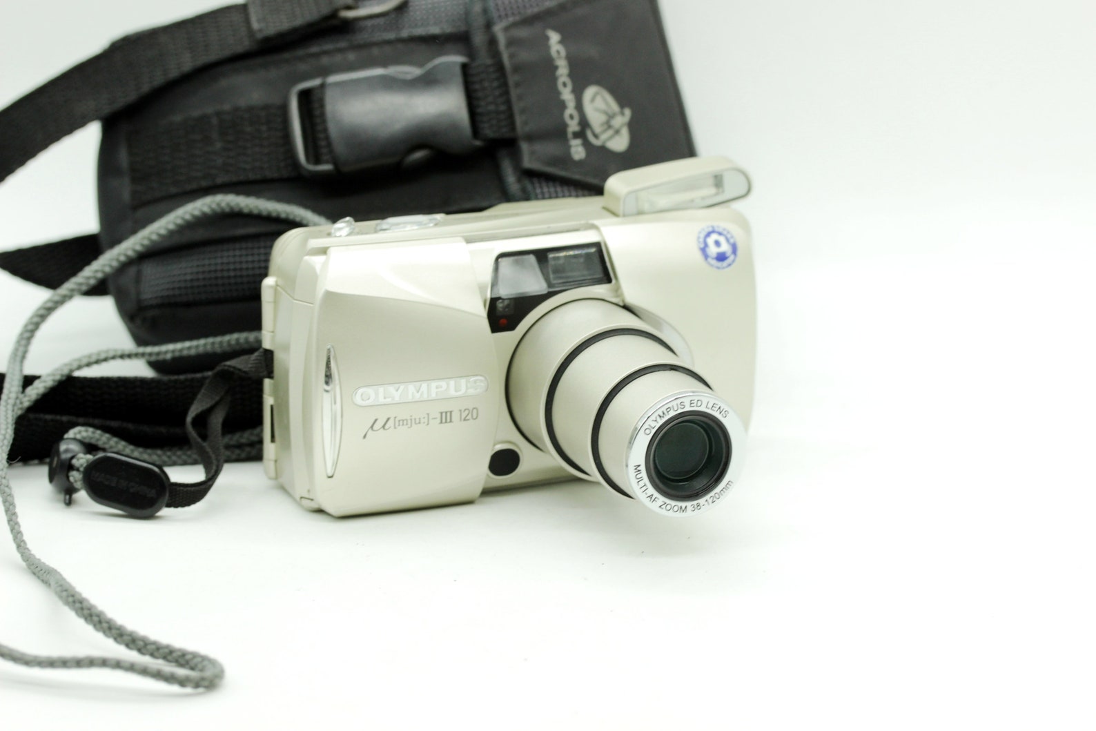 Olympus μ mju iii 120 35mm Point & Shoot Compact cámara de Etsy