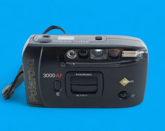 Polaroid 3000AF panoramische 35 mm film Point & Shoot camera, vintage, werkt