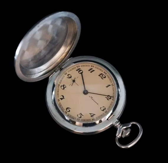 Orologio da tasca meccanico sovietico d'epoca Molnija 3602 Patterns 18  gioielli CCCP URSS - Etsy Italia