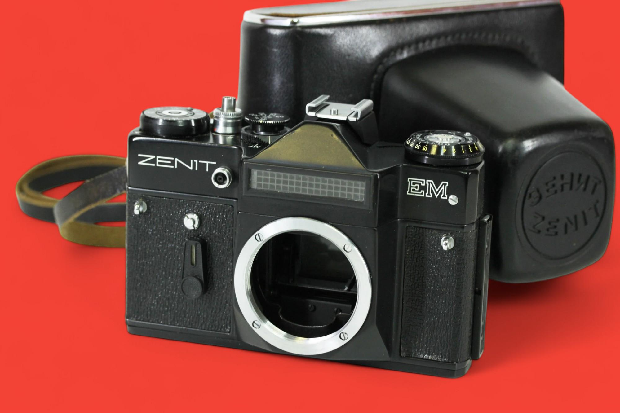 Vintage Black ZENIT EM Camera Body Only Soviet SLR Camera - Etsy