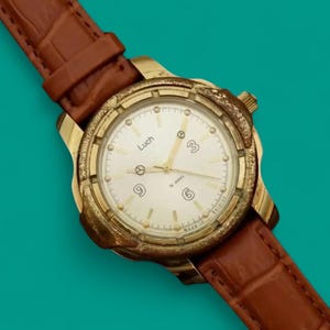Vintage watch LUCH 2609 16 jewels men's dress watch mechanical wristwatch 1990s