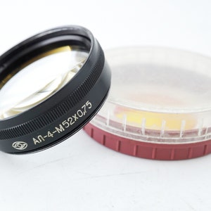 MACRO Achromatic lens attachment AL-4 screw M52 for lens Helios 44m 44m-4