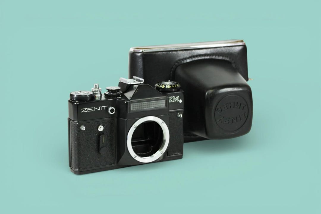 Vintage Black ZENIT EM Camera Body Only Soviet SLR Camera - Etsy