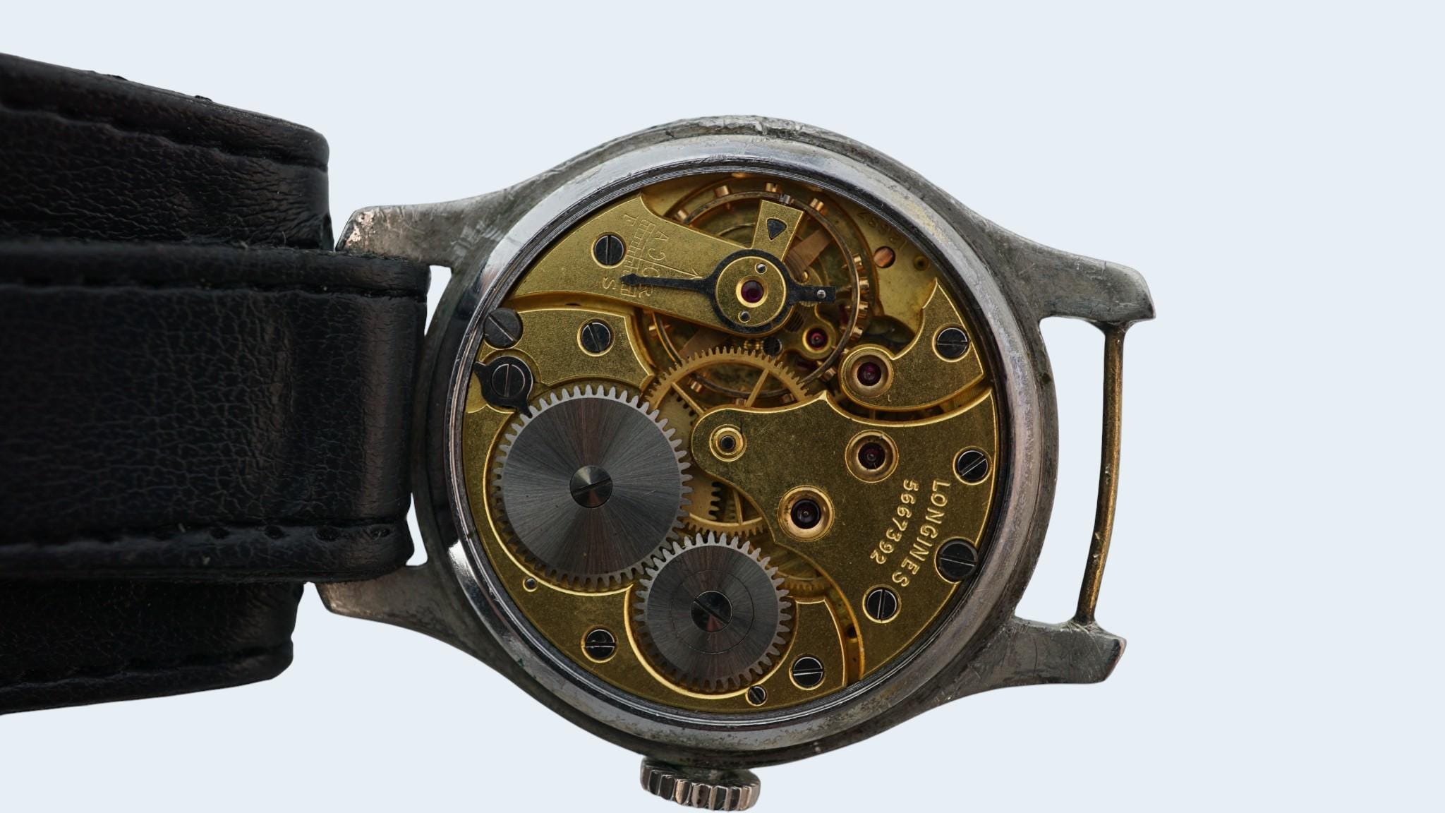 Vintage Military Longines Cal. 12.68z 37mm Jumbo Size, Hand