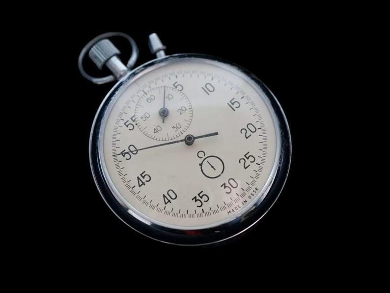 AGAT 16 J Soviet Mechanical Stopwatch Two-button USSR Sport Watch ...