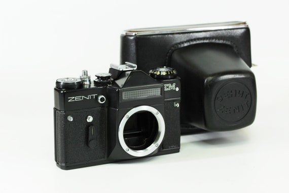 Vintage Black ZENIT EM Camera Body Only Soviet SLR Camera - Etsy