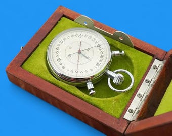 Chronomètre De Poche Soviétique AGAT Zlatoust 1950 - Mécanique Manuel - Vintage état Fonctionnel