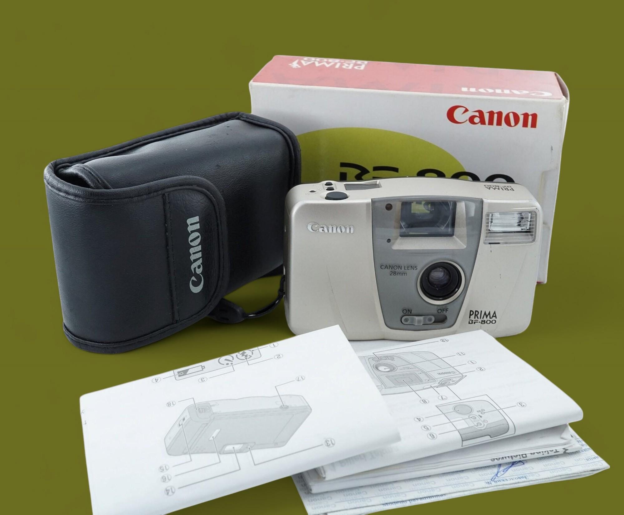 【希少 完動品】Canon PRIMA BF-800フィルムカメラ 動作確認済み Canon prima bf 800 - Etsy 日本