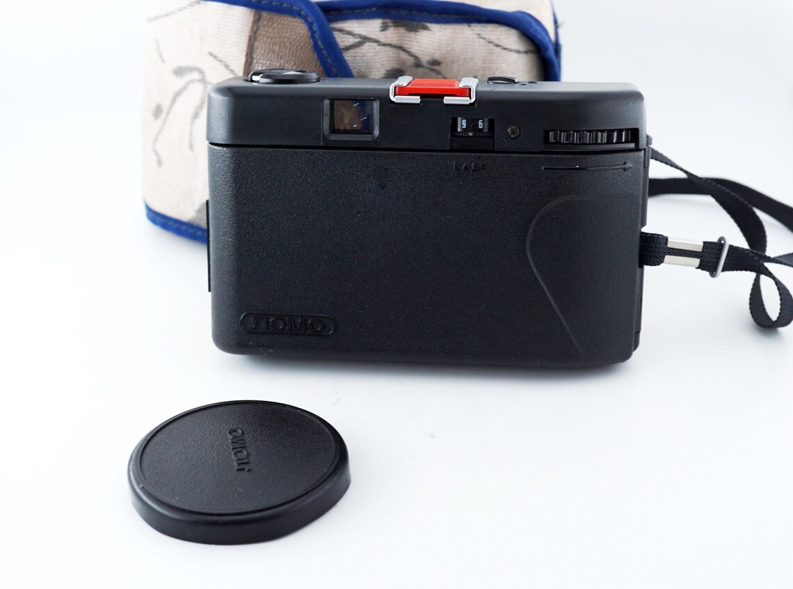Vintage 35mm compact film camera LOMO Smena 35 lens Triplet T-43 4/40, foto 4 di 5