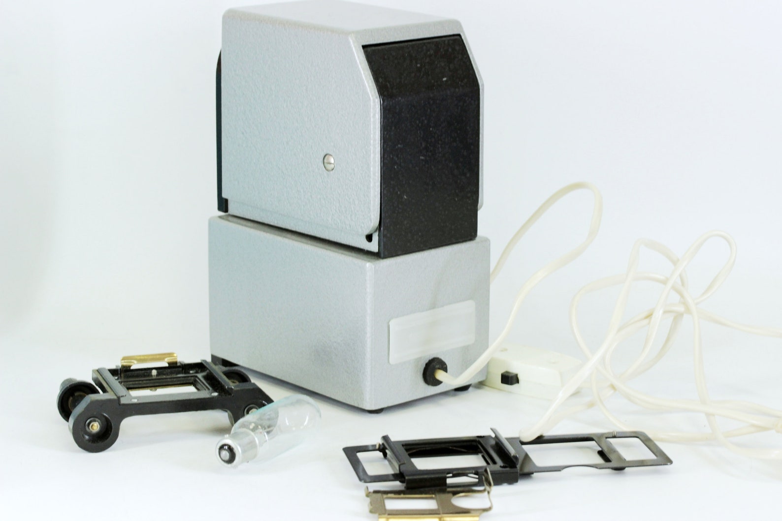 Vintage Overhead Projector Model DM4T Complete Set Metal Alloy MPEO Ekran USSR With Triplet Dm