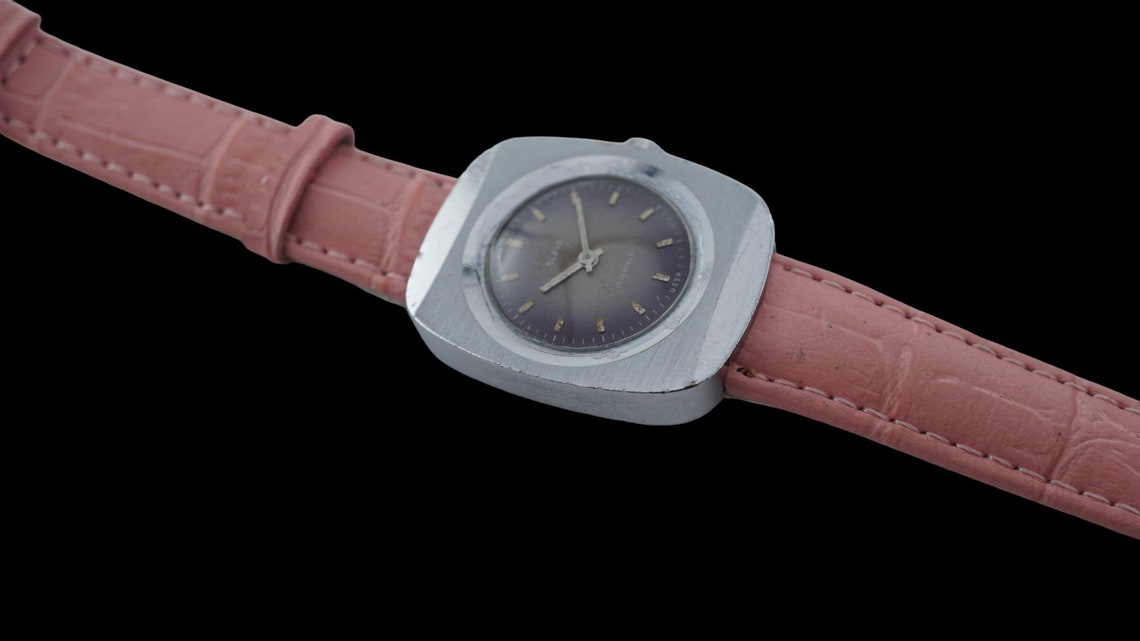 Vintage women's dress watch SLAVA cal.1601 17 jewels, mechanical wristwatch USSR, foto 3 di 5