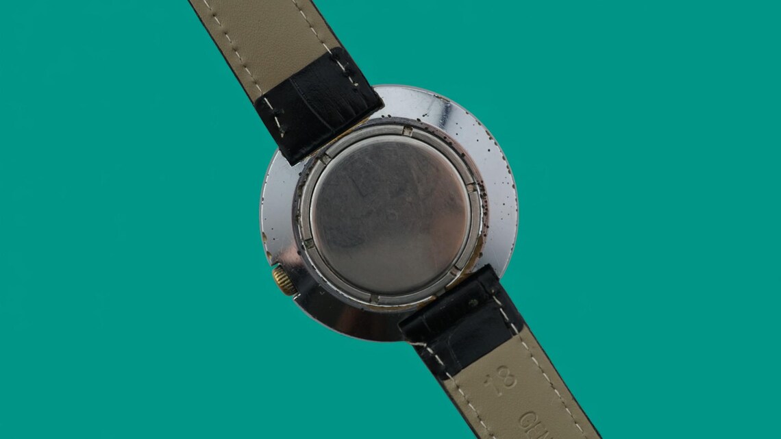 Vintage men's watch Raketa Cheburashka Olympic 1980 19 jewels cal.2609HA mechanical soviet wristwatch ussr, foto 3 di 5