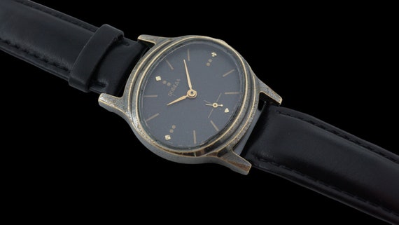 Vintage watch Pobeda 2602 Brass case dress watch … - image 3