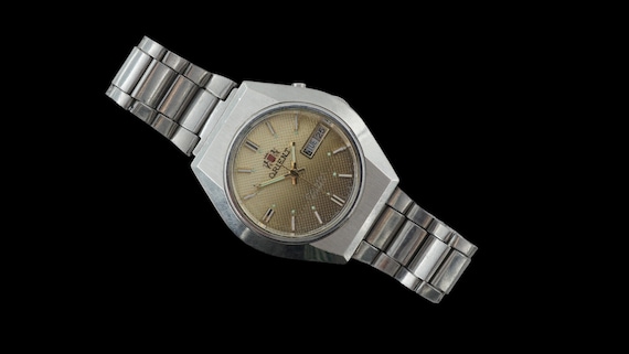 Vintage Automatic Early Japan Watch ORIENT 3 Star 4697964-6D 21