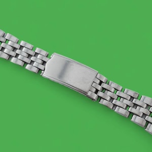 Stainless steel Votok early vintage watch bracelet 18 mm lugs, length max 172 mm