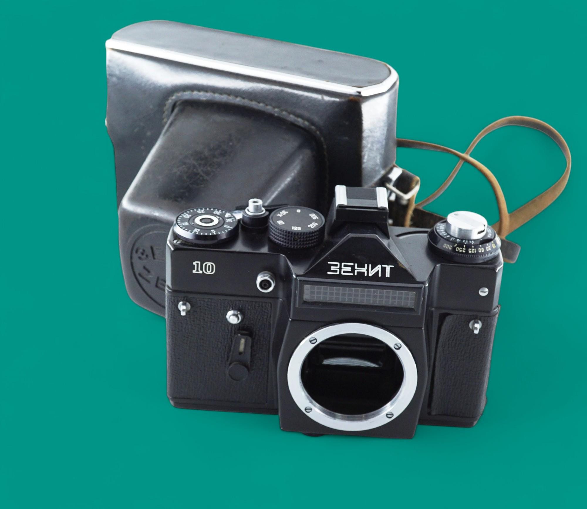 SETA Borderless ボーダレス　黒　SMサイズ　当時物 Vintage Rare Black ZENIT 10 Camera Body Only Soviet SLR Camera - Etsy