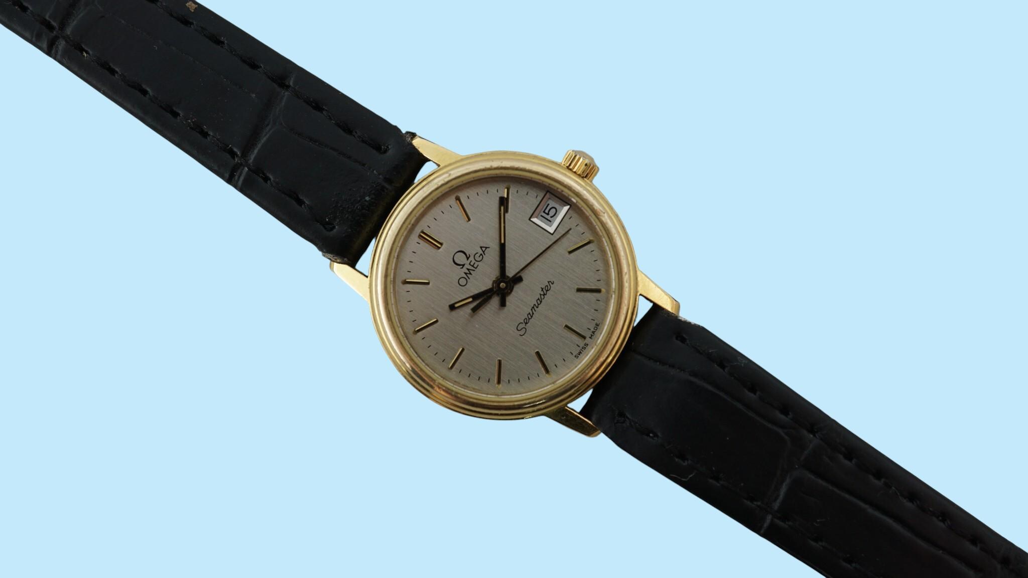 Vintage 1985 OMEGA Seamaster Cal.1426 Quartz 21mm Women's Watch - Etsy