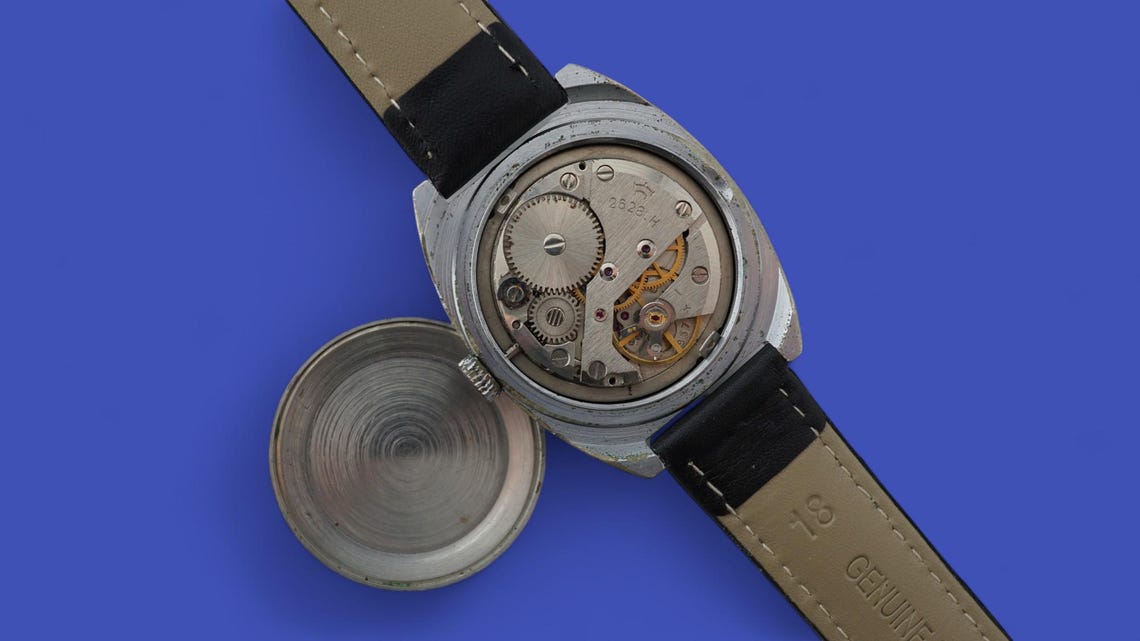 Vintage men's watch Raketa Sekonda TV cal.2628 USSR 19 jewels mechanical soviet wristwatch, foto 3 di 5