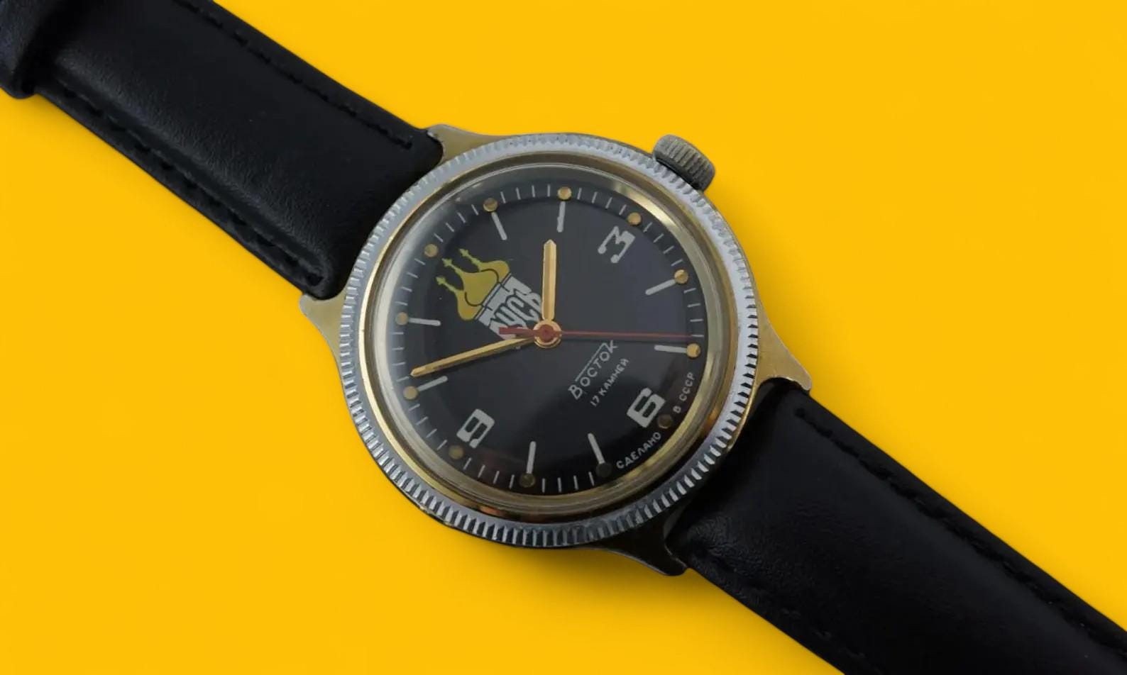 Vintage Soviet Mechanical Wristwatch Vostok Orthodox Christian