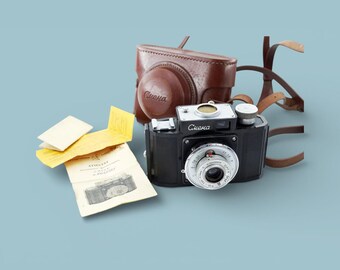Early SMENA LOMO 35mm compact film camera 40mm f4 T-43 lens soviet Kodak LOMOGRAPHY Boxed