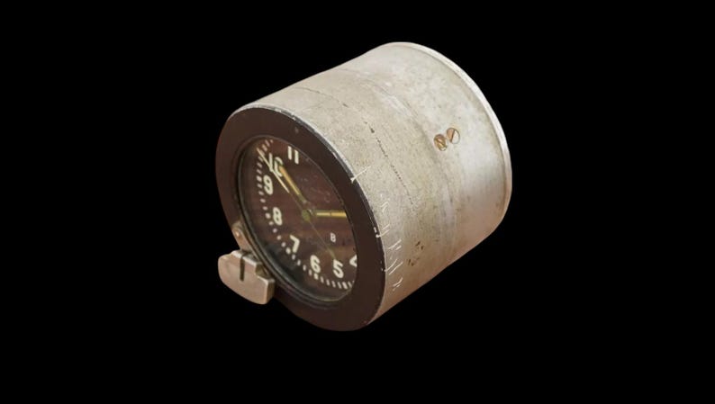 RARE Vintage Soviet USSR Military Mechanical Tank Clock 117 Chs 5 Day ...
