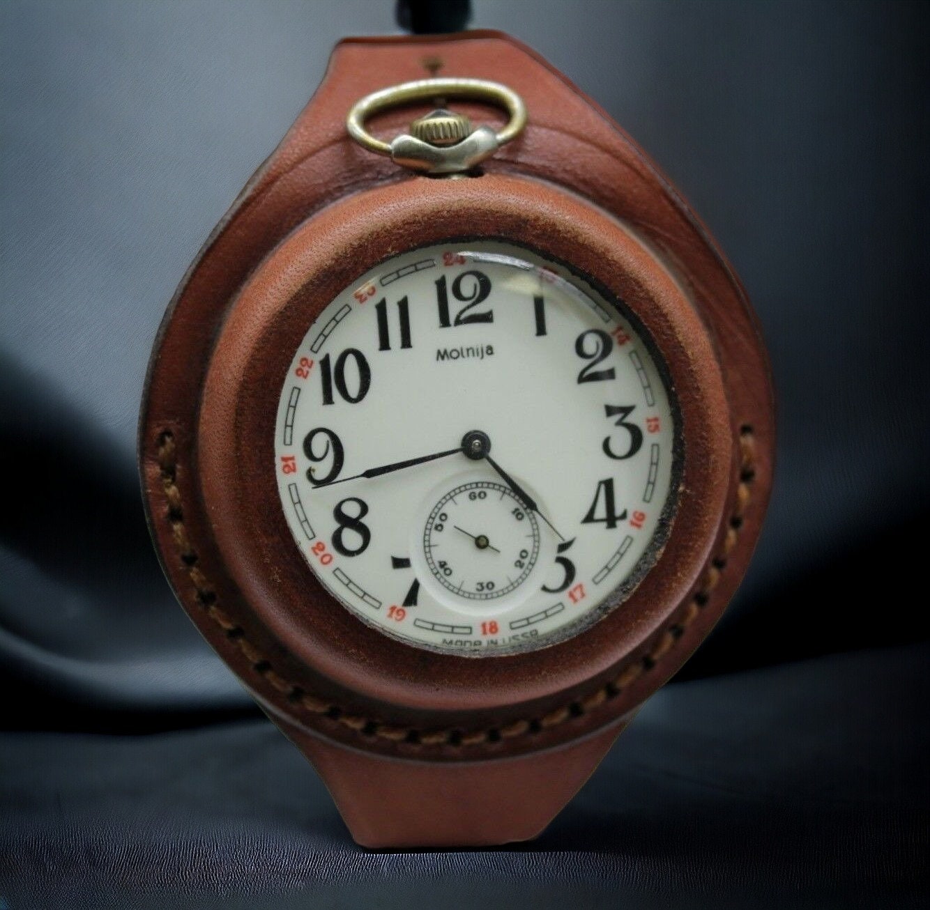 Craft Handmade WW1 Times New Brown Leather STRAP Band