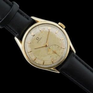 60's vintage men's watch Omega cal. 267 gold plated case ref. 2891-1, hand winding, serviced