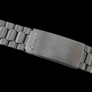 Vintage Ganga steel watch bracelet 18 mm lugs, length 160 mm