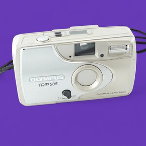 Olympus TRIP 505 35mm Compact Film Camera, Battery Included