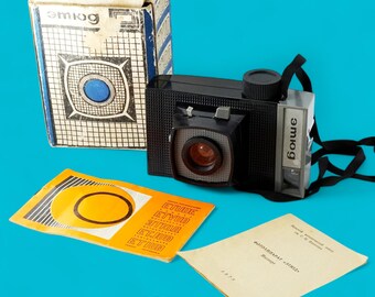 Zeldzame LOMO Etud, Etjud Bakelte middenformaat Sovjet-verzamelfilmcamera