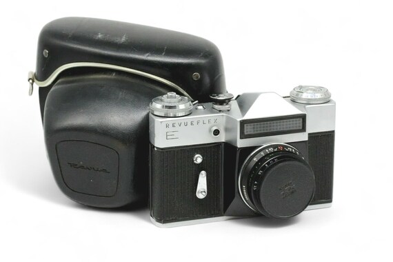 RARE!!! Export REVUEFLEX E 35mm Camera With Industar 50-2 Lens