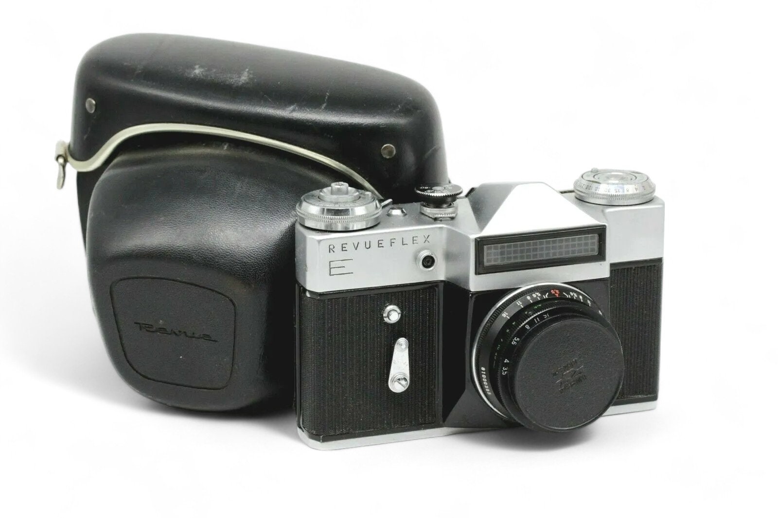 RARE!!! Export REVUEFLEX E 35mm Camera With Industar 50-2 Lens